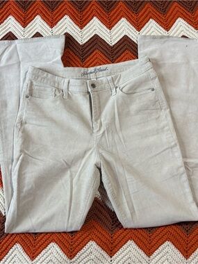 Universal Thread Women's Cream Corduroy Boot Cut Jeans